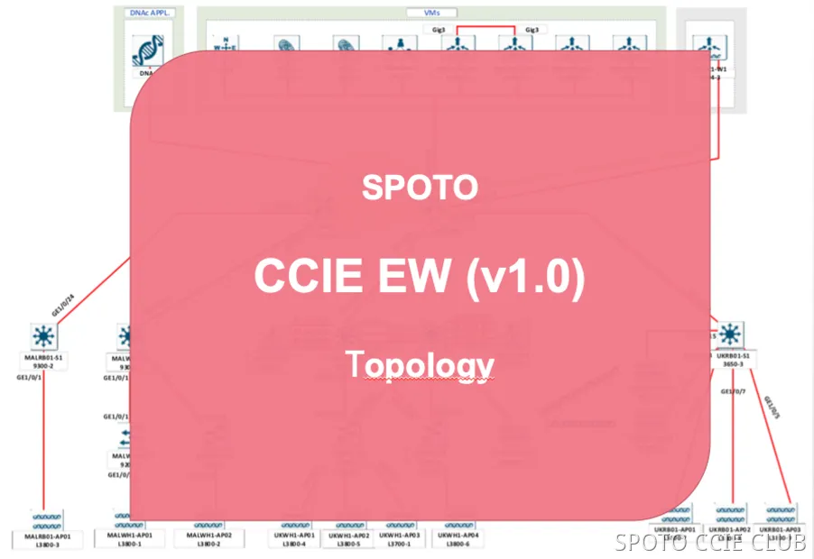 CCIE EW topology
