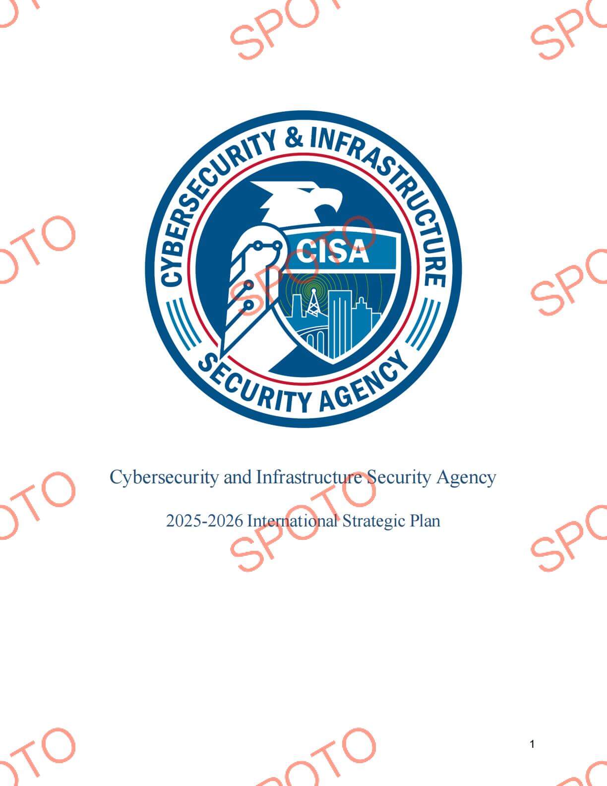 CISA 2025-2026 International Strategic Plan