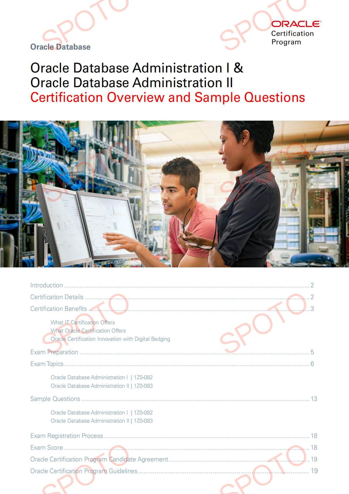 Oracle Database Administration Overview and Sample Questions