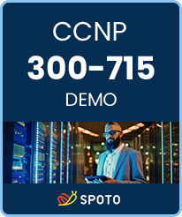 2024 Updated  Demo - SPOTO CCNP 300-715 SISE v1.1 Demo