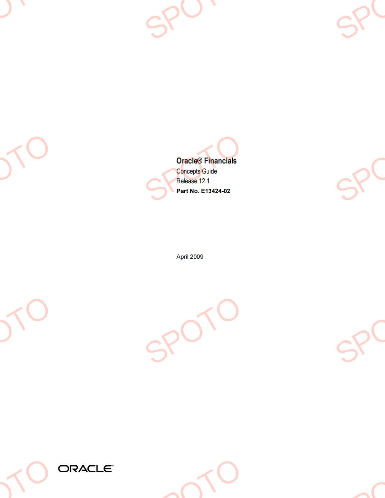 Oracle Financials Concepts Guide