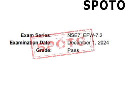 NSE7-EFW72