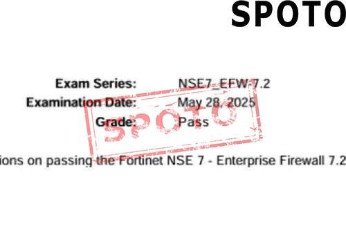 NSE7-EFW72