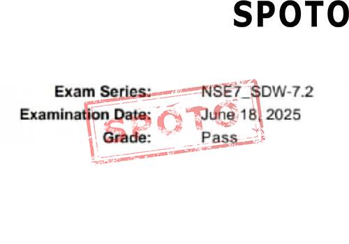 NSE7-SDW72