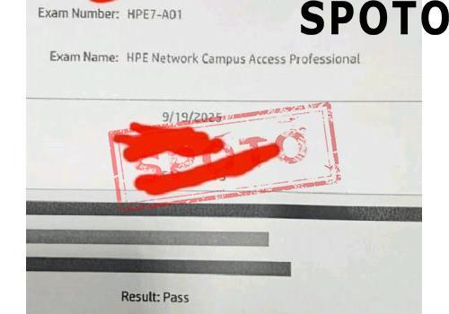 HPE7-A01