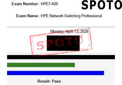 HPE7-A08