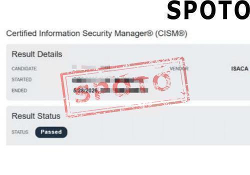 ISACA-CISM-P